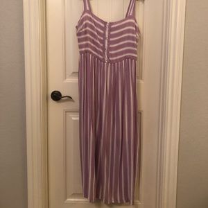 Stripe Midi Dress